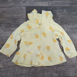 Carter's Yellow Lemon Baby Jacket With Hood